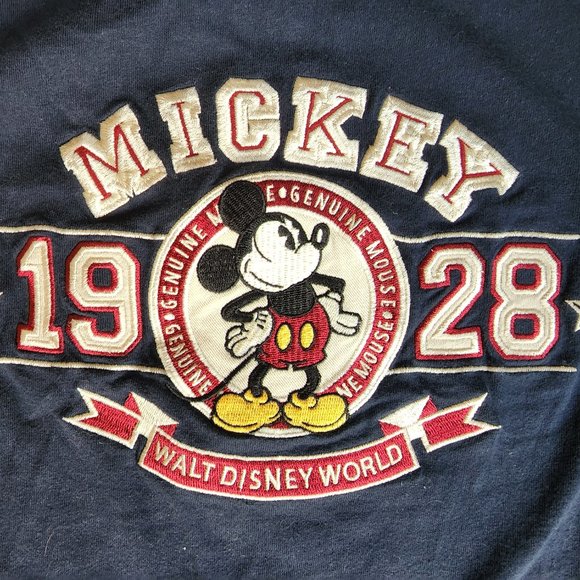 Disney Navy Mickey Mouse 1928 T-Shirt Size Small - Picture 4 of 8